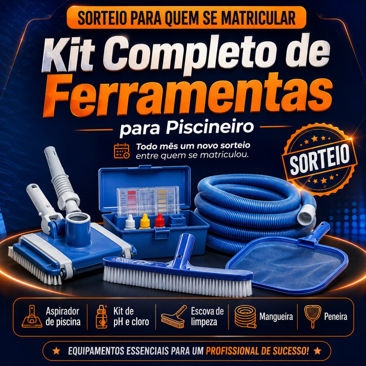 Sorteio Kit Completo de Ferramentas